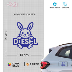 High-Quality Diesel Sticker for Car | Scratch Resistant