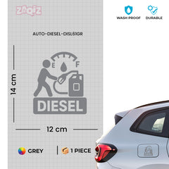 Glossy Diesel Sticker for Car | Premium Finish