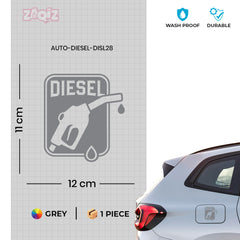 Diesel Warning Decal for Easy Safety