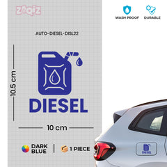 High Adhesion Diesel Use Decal