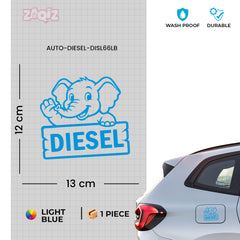Custom Diesel Sticker for Car | Personalized Fuel Tank Design