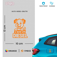 Matte Finish Diesel Sticker for Car | Stylish & Durable