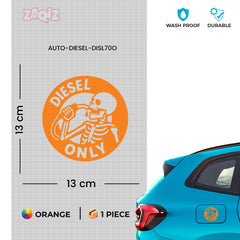 Designer Diesel Sticker for Fuel Tank | Unique Print