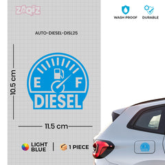 Bright and Bold Diesel Tank Sticker