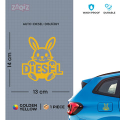 High-Quality Diesel Sticker for Car | Scratch Resistant