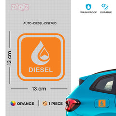 Buy Diesel Sticker for Fuel Tank Cap Online | Zaqiz Collection