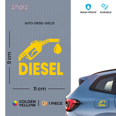 Unique Diesel Label for Fuel Safety