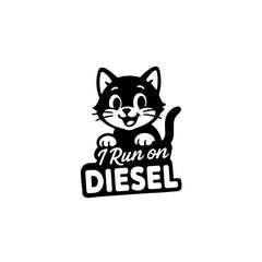 Diesel Sticker for Car | Long-Lasting Automotive Decal