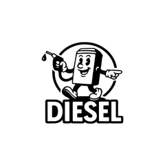 Premium Diesel Sticker for Car | Waterproof Fuel Tank Decal