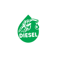 Waterproof Diesel Sticker for Fuel Tank | Weather Resistant