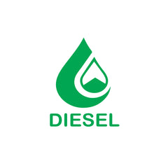 Diesel Sticker for Car | Vibrant Fuel Tank Label