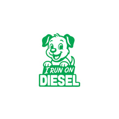 Matte Finish Diesel Sticker for Car | Stylish & Durable