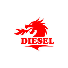 Diesel Sticker for Car | Gloss Finish Fuel Tank Decal