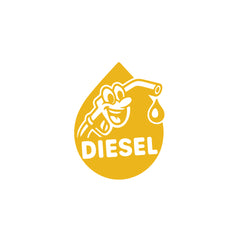 Waterproof Diesel Sticker for Fuel Tank | Weather Resistant