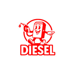 Premium Diesel Sticker for Car | Waterproof Fuel Tank Decal