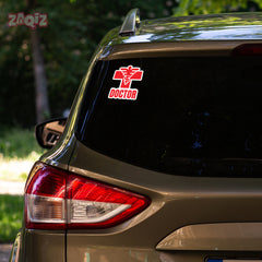Medical Practitioner Car Decal Design