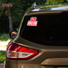 Classic Doctor Sticker for Professional Drivers