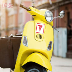 Zaqiz Stickers Doctor Car & Bike Stickers – Elegant Healthcare Icon