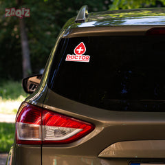 Bold Doctor Sign for Road Awareness