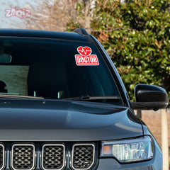 Classic Doctor Sticker for Professional Drivers