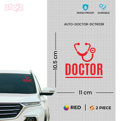 Medical Professional Car Window Decal