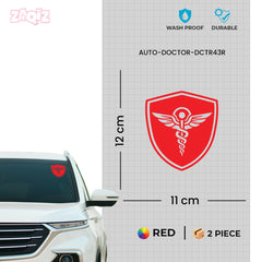 Medical Expert Car Sign for Doctors on Duty