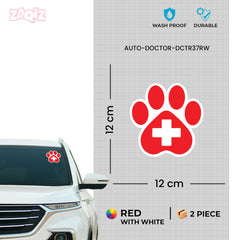 Bold Lettering Doctor on Board Decal