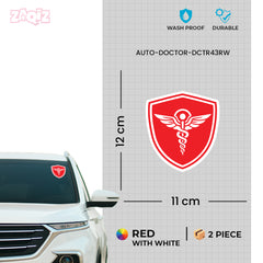 Medical Expert Car Sign for Doctors on Duty