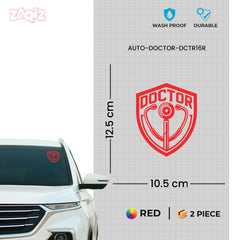 Doctor in Duty Car Sticker for Smooth Rides