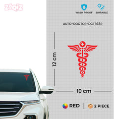 Professional Doctor Sign for Vehicle Safety
