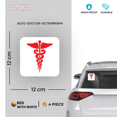 Zaqiz Stickers Doctor Stickers – Durable & Stylish Medical Emblem