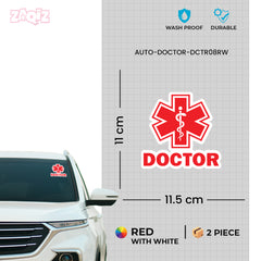 Durable Doctor Sticker for Cars and SUVs
