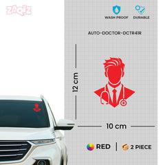 Doctor Awareness Vehicle Decal for Safety