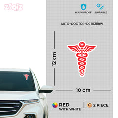 Professional Doctor Sign for Vehicle Safety