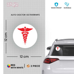 Zaqiz Stickers Doctor Car & Bike Stickers – Show Your Medical Pride