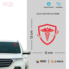 Elegant Doctor Car Tag for Safe Drives