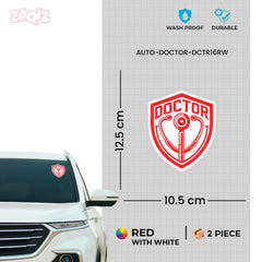 Doctor in Duty Car Sticker for Smooth Rides