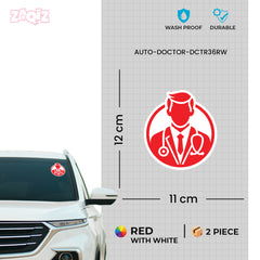 Road Safe Doctor Sticker for Smooth Travel