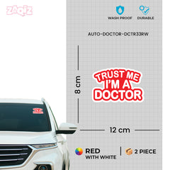 Doctor Life Car Window Safety Sign