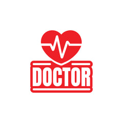 Classic Doctor Sticker for Professional Drivers