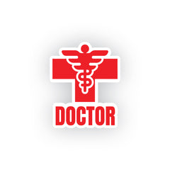 Medical Practitioner Car Decal Design