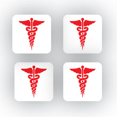 Zaqiz Stickers Doctor Stickers – Durable & Stylish Medical Emblem