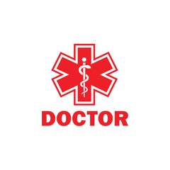 Durable Doctor Sticker for Cars and SUVs