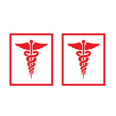 Zaqiz Stickers Doctor Car & Bike Stickers – Premium Medical Symbol