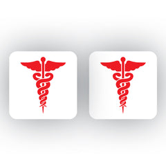 Zaqiz Stickers Doctor Stickers – Durable & Stylish Medical Emblem