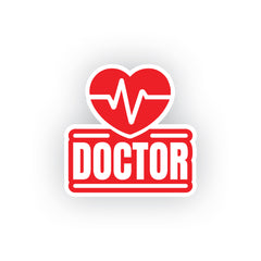 Classic Doctor Sticker for Professional Drivers
