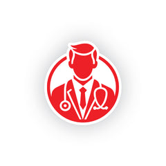 Road Safe Doctor Sticker for Smooth Travel