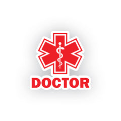 Durable Doctor Sticker for Cars and SUVs