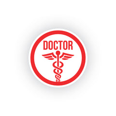 Medical Safety Sign for Doctors on Board