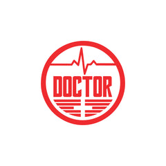Elegant Doctor Tag for Vehicle Windows